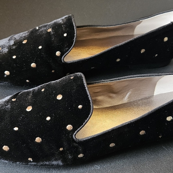 Ann Taylor Blanche Polka Dot Loafers Flats Women sz 10M - Picture 8 of 8